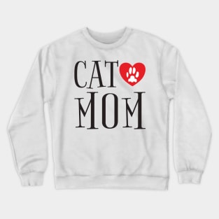 Cat Mom Crewneck Sweatshirt